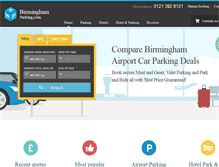 Tablet Screenshot of birminghamparking.com